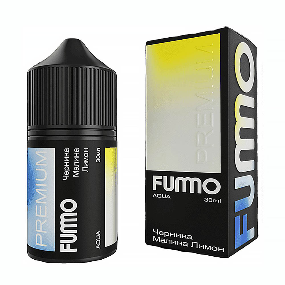 Жидкость Fummo Aqua - Черника Малина Лимон 30мл 20мг