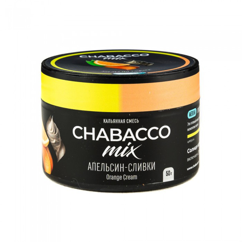 Смесь для кальяна Chabacco Mix MEDIUM - Апельсин Сливки (Orange Cream) 40г