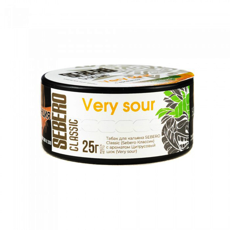 Табак для кальяна Sebero - Very sour (Цитрусы) 25г