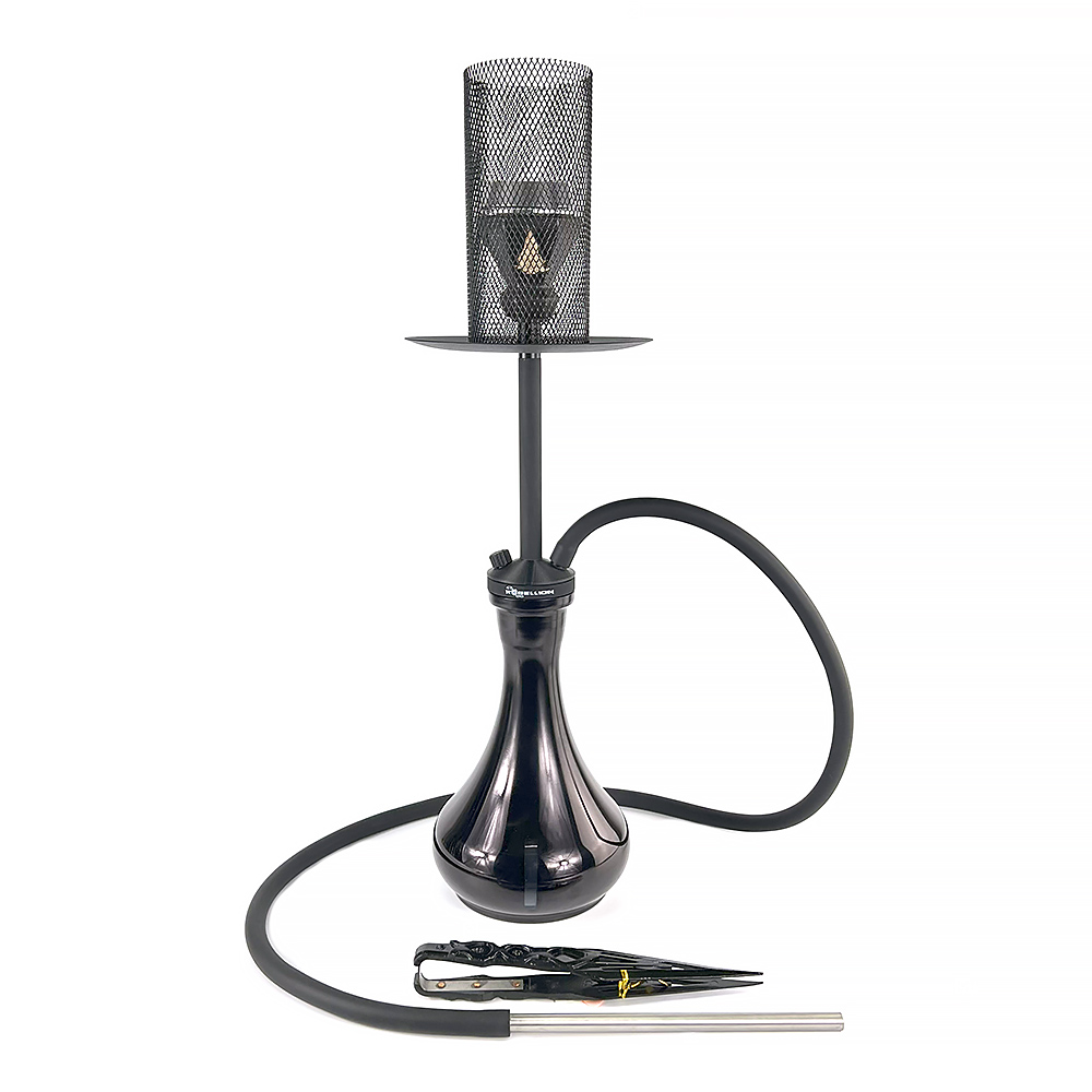 Кальян Rebellion - Bite black 50см (Полный комплект)