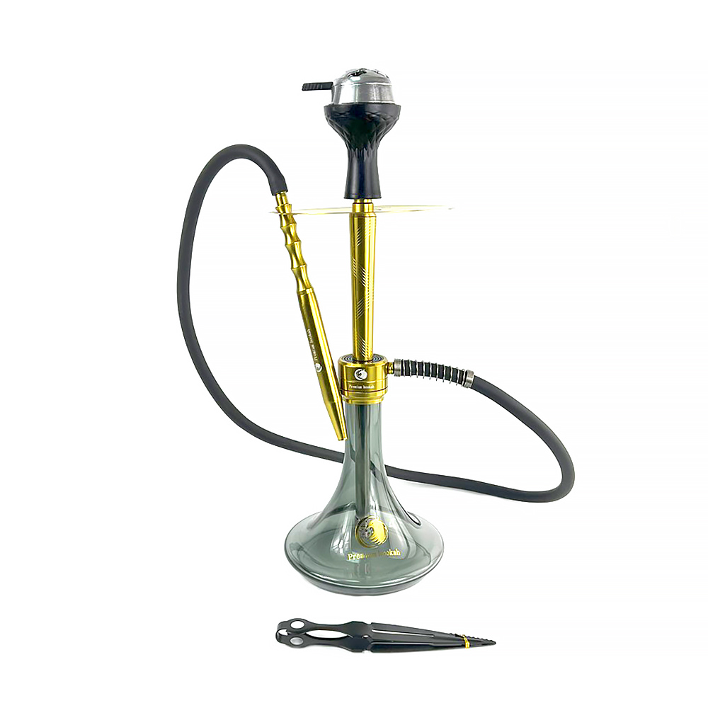Кальян Seven Star - E-200S Gold Black 57см (Полный комплект)