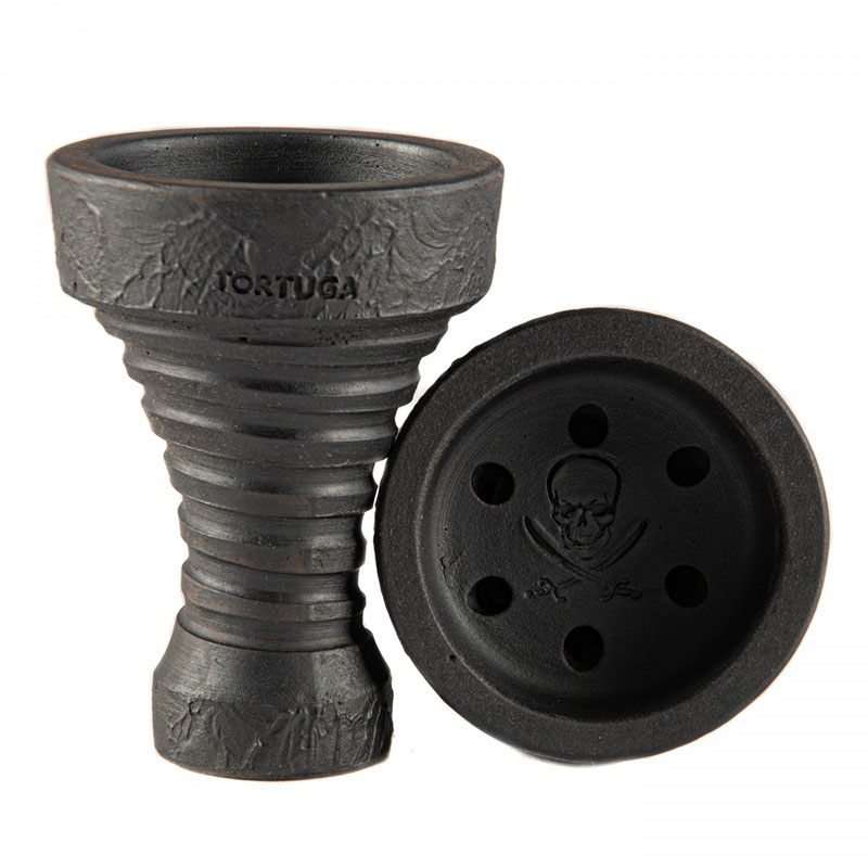 Чаша для кальяна Tortuga - Черная метка (Прямоток)