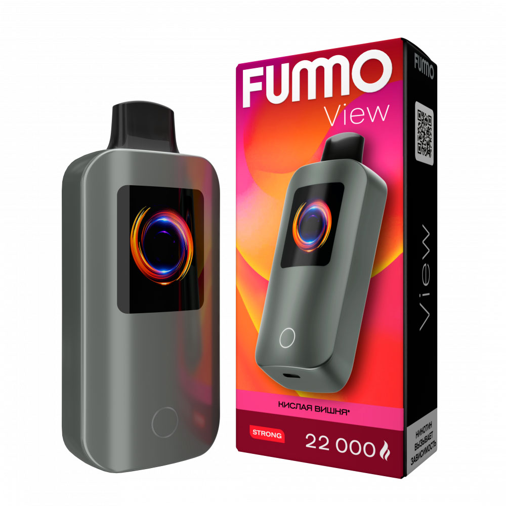 Электронная сигарета Fummo View 22000 - Кислая вишня